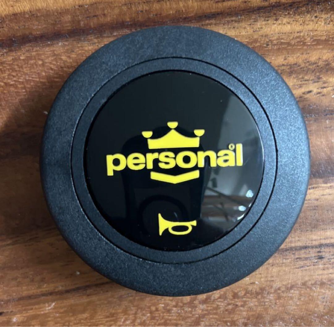 パーソナル 純正 ホーンボタン イタリア製 正規品 イエロー/ブラック