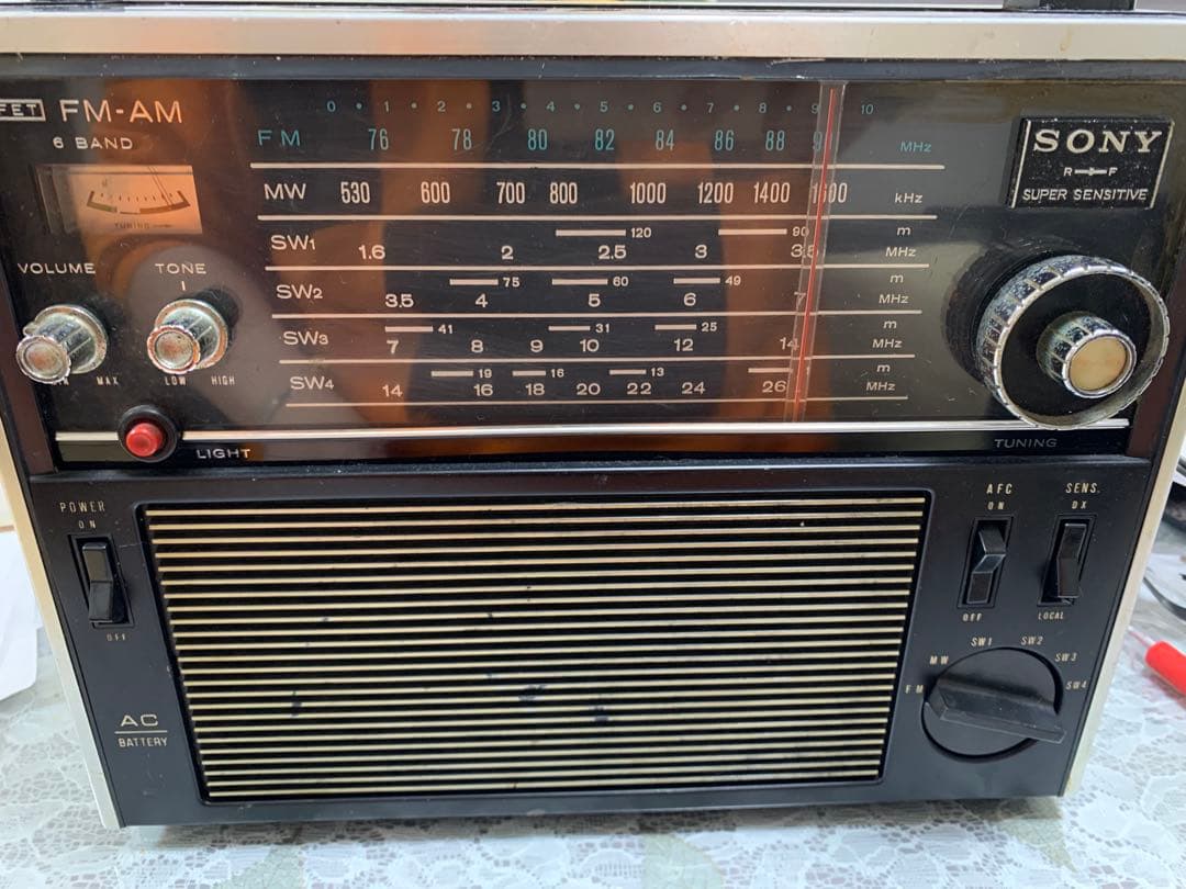 SONY TFM-2000F ワイドFM （通電のみ確認）