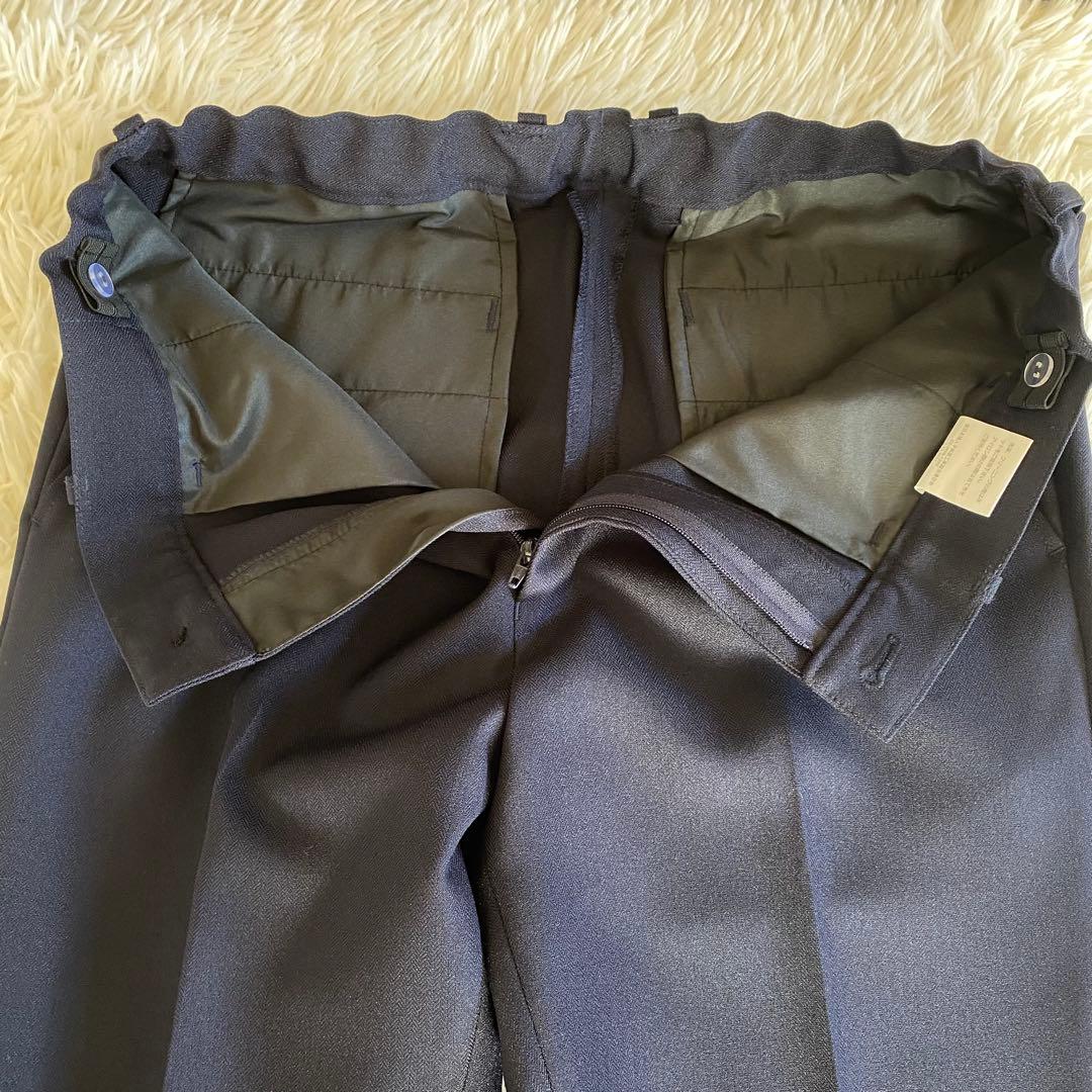 【未使用に近い】ショパン　レジメンタルタイベーシックスーツセット　160cm 紺