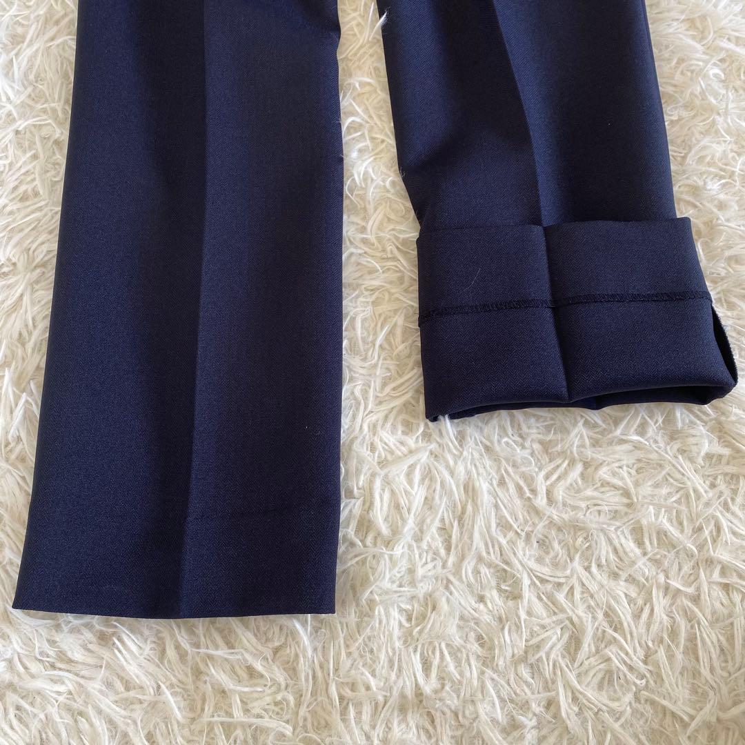 【未使用に近い】ショパン　レジメンタルタイベーシックスーツセット　160cm 紺