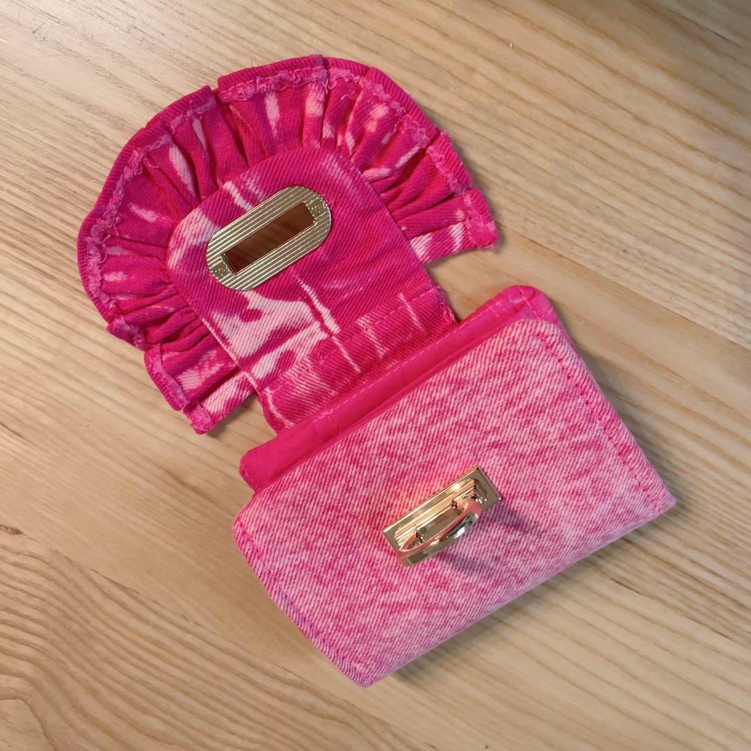 デニム リメイク ピンク セット