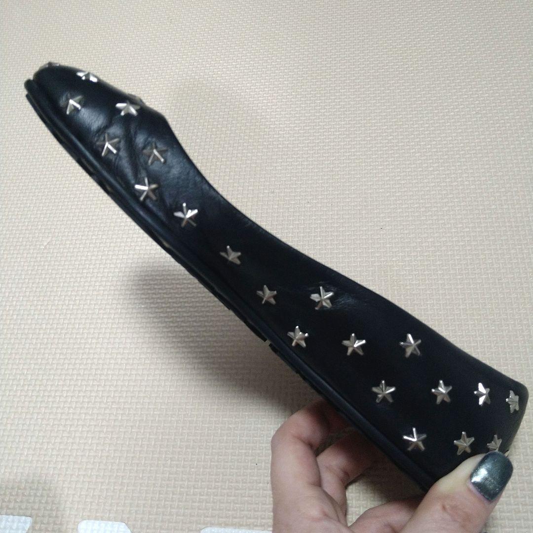 ニコ ジミーチュウ スタッズフラットシューズ 23.5ぐらい