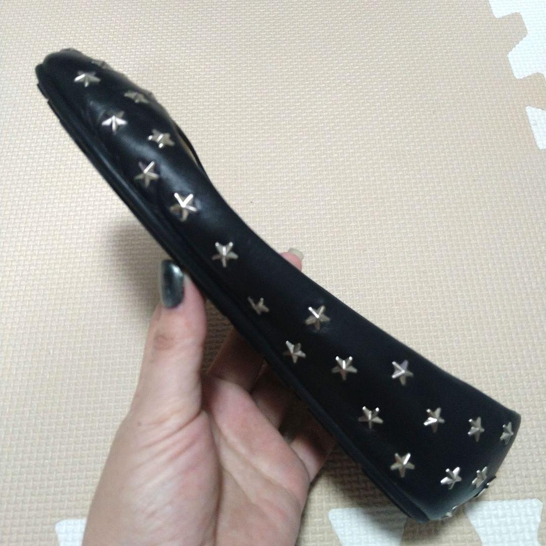 ニコ ジミーチュウ スタッズフラットシューズ 23.5ぐらい