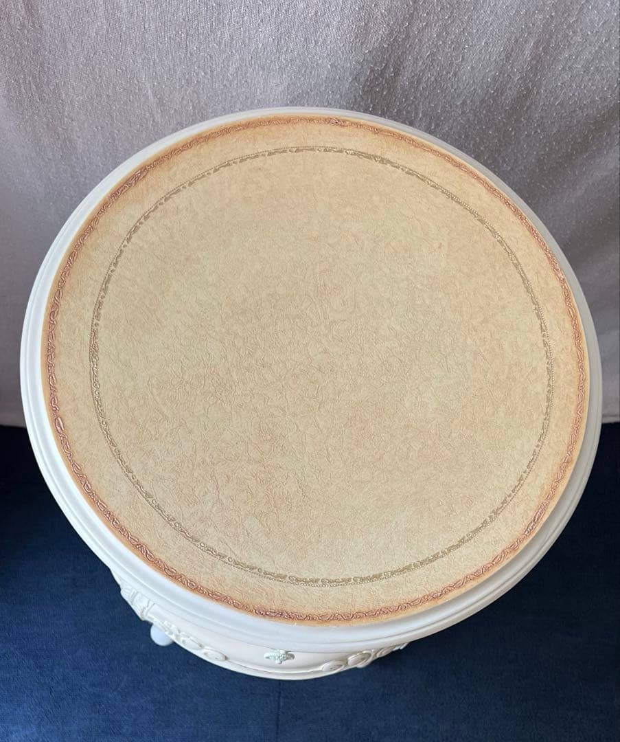 コモ ラウンド3段チェスト 3D マホガニー材