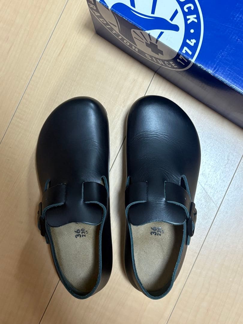 靴 BIRKENSTOCK LONDON/BLACK/36