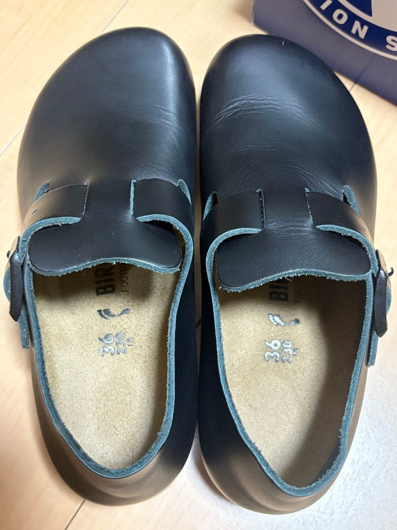 靴 BIRKENSTOCK LONDON/BLACK/36