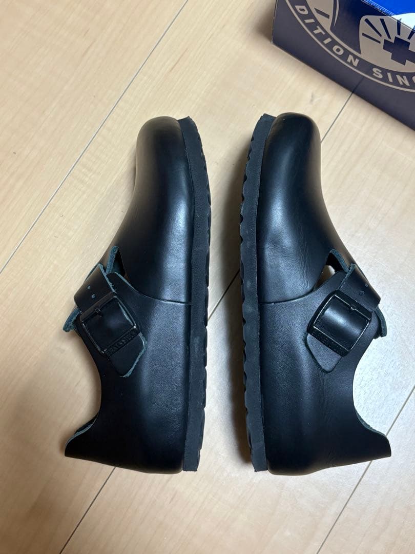 靴 BIRKENSTOCK LONDON/BLACK/36