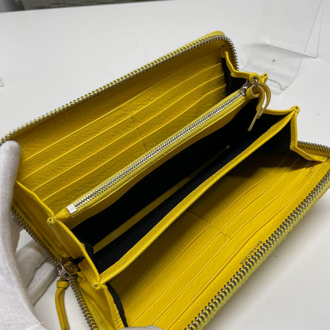 さ*ぼ様 BALENCIAGA イエロー 長財布