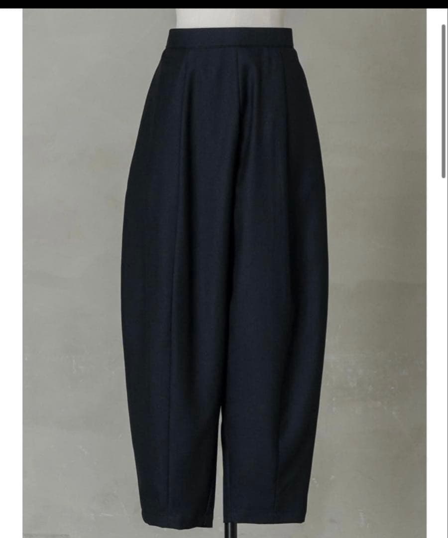 Lig. 黒 コクーンパンツM リグドット　ワイドパンツ