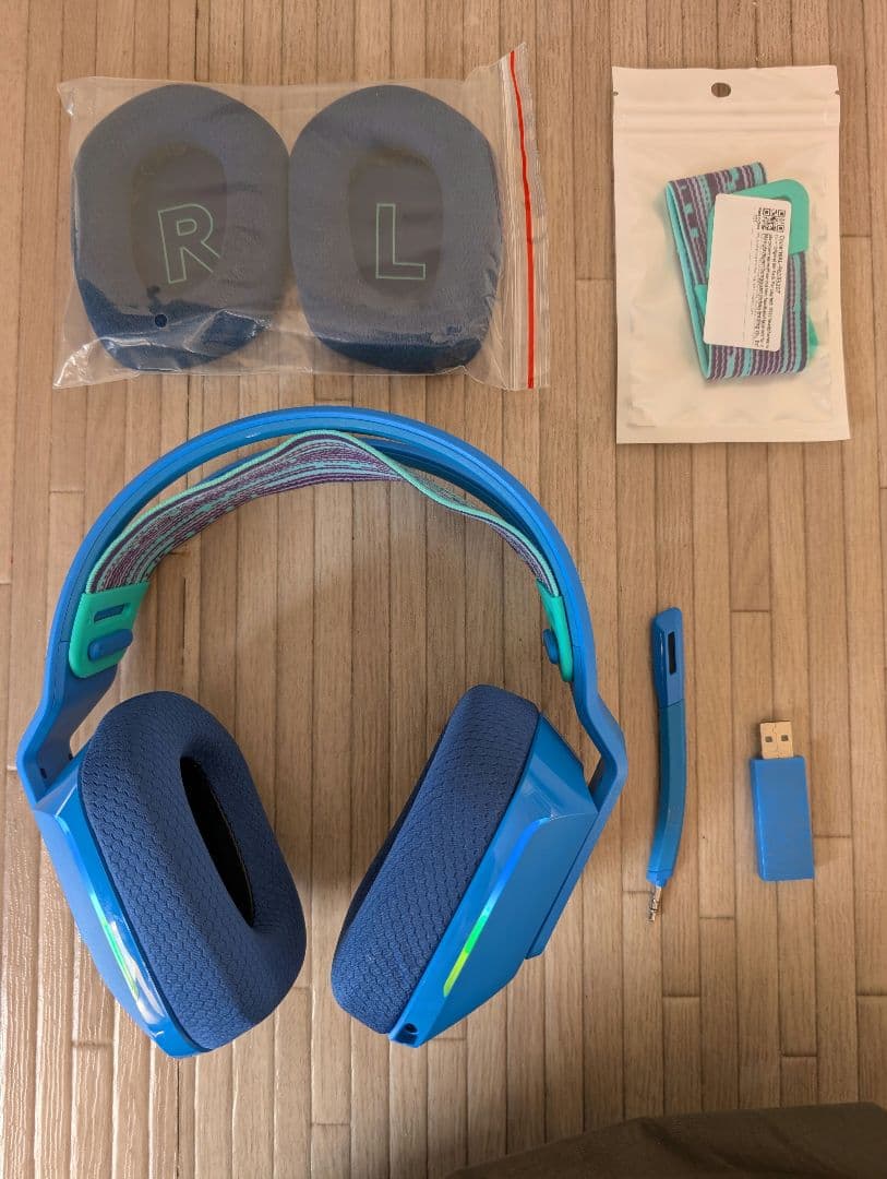 【新品換装済】Logicool G ワイヤレス ゲーミングヘッドセット G733