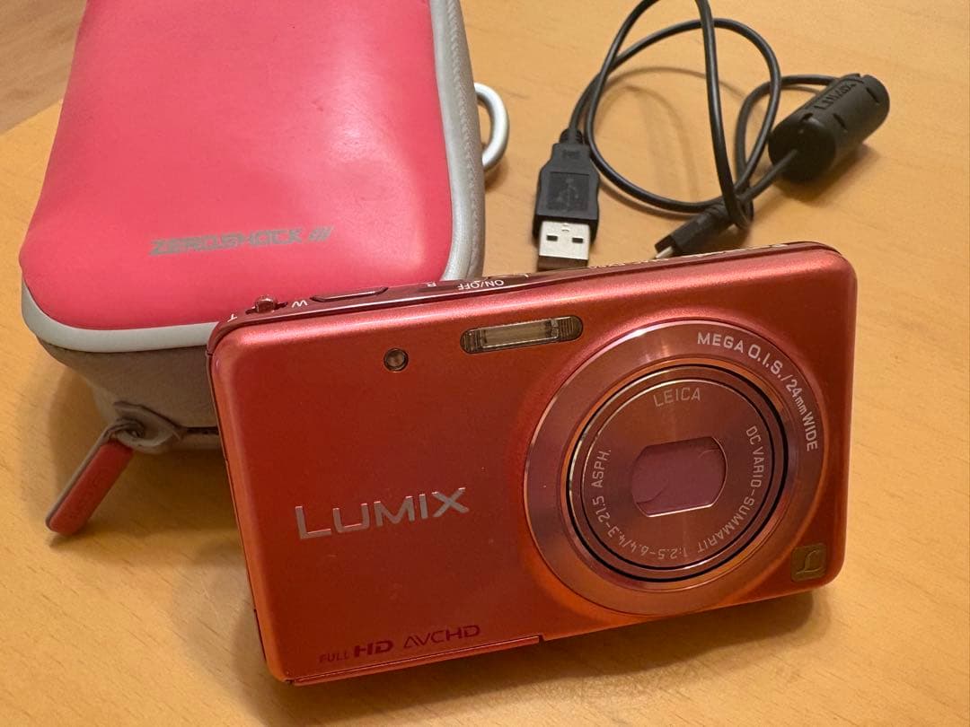 【美品】Panasonic LUMIX DMC-FX1 デジカメ ケース付き