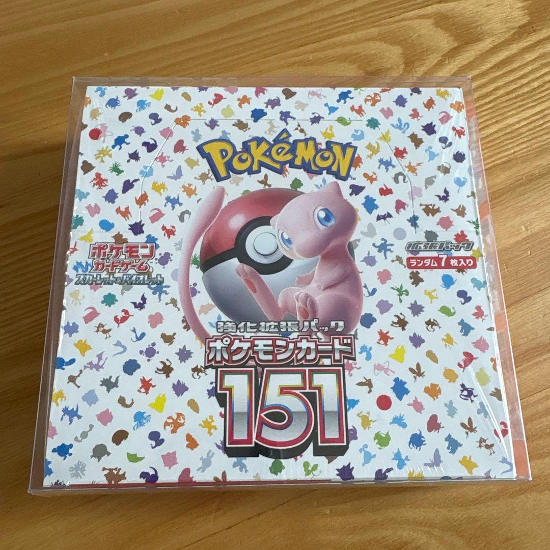 【未開封】151 BOX ポケカ 拡張パック シュリンク有