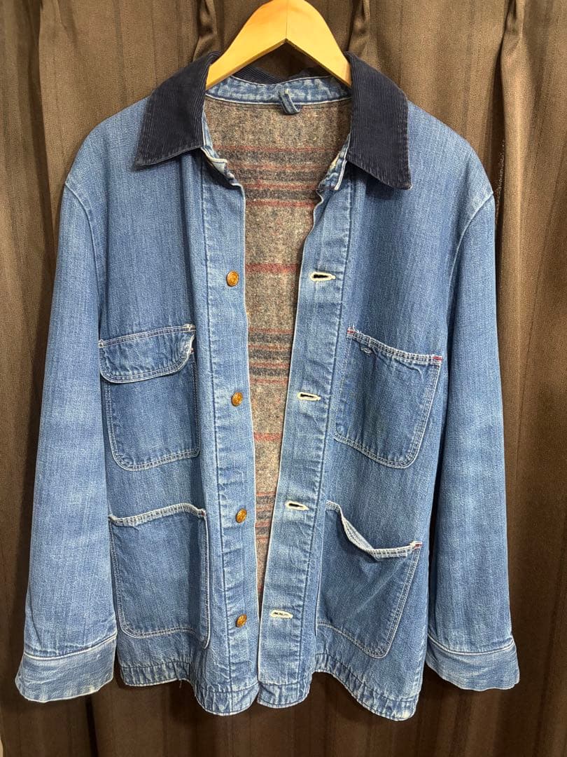 Wrangler 70s カバーオール　ヴィンテージ デニム　ブランケット