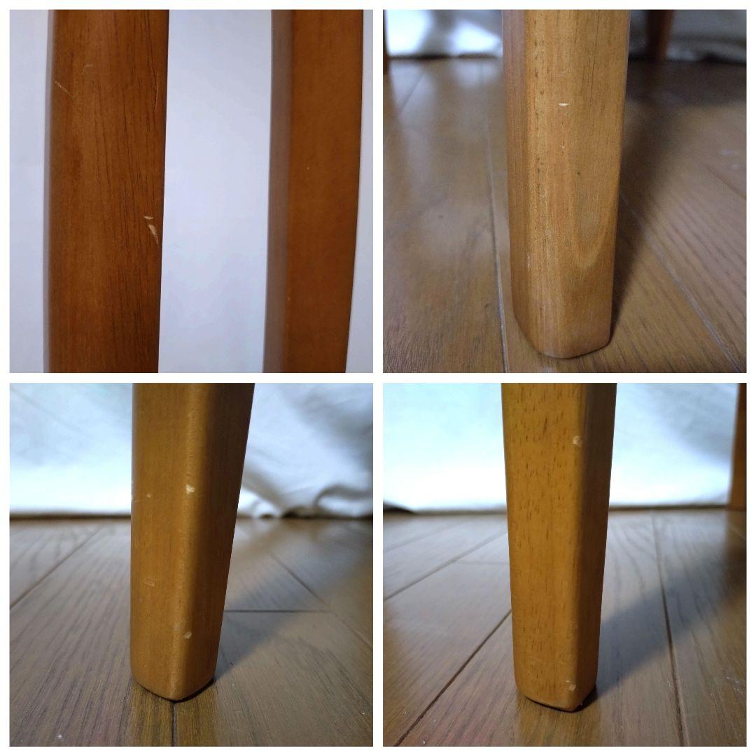 朝日木材加工　ダイニングチェア　2脚セット②　座面カバー付き　送料無料