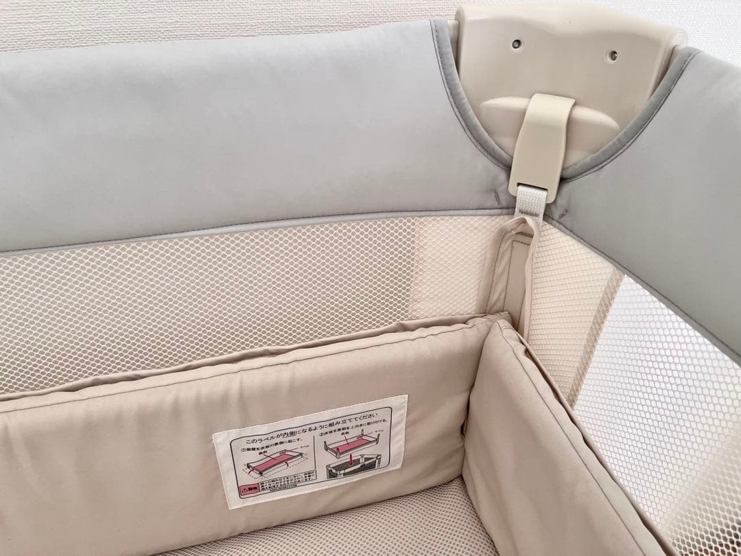 Aprica アップリカ ココネルエアー　折りたたみ　　メッシュ　ベビーベッド