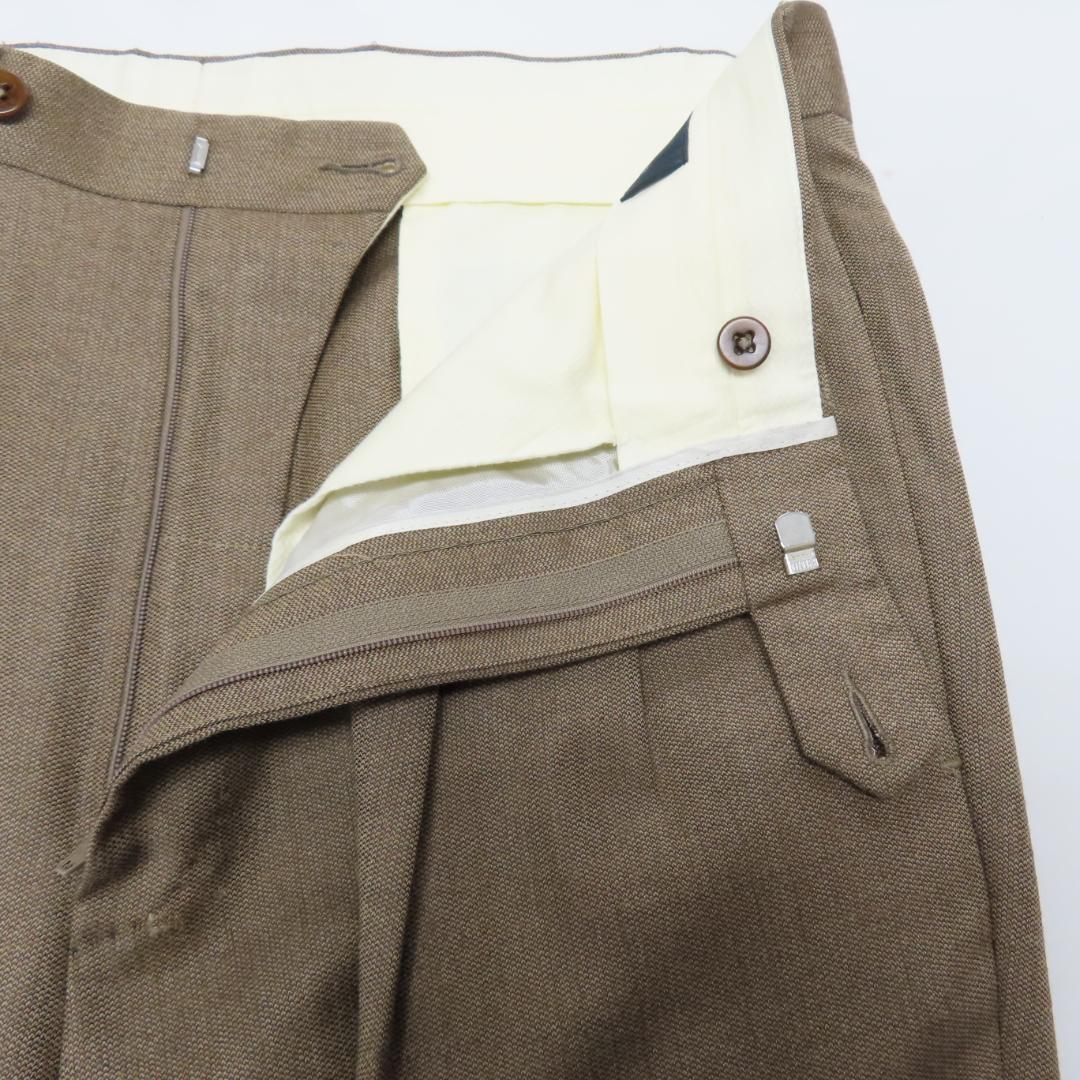 ポルトガル製 ErmenegildoZegna ウール スラックス パンツ 48