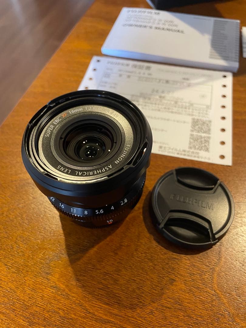 ※R　FUJIFILM XF16mmF2.8 R WR ブラック 単焦点