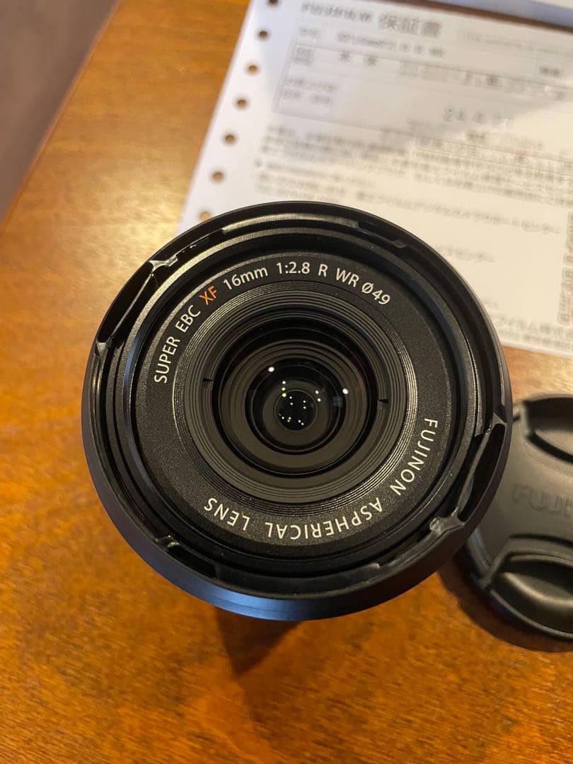 ※R　FUJIFILM XF16mmF2.8 R WR ブラック 単焦点