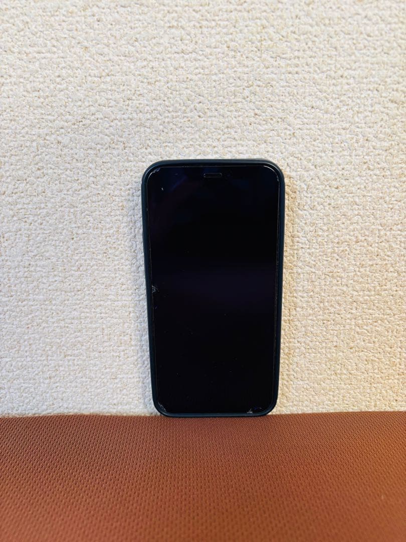 【美品】【貴重】iPhone 12mini紺色、紺色ケース、保護ガラス付き