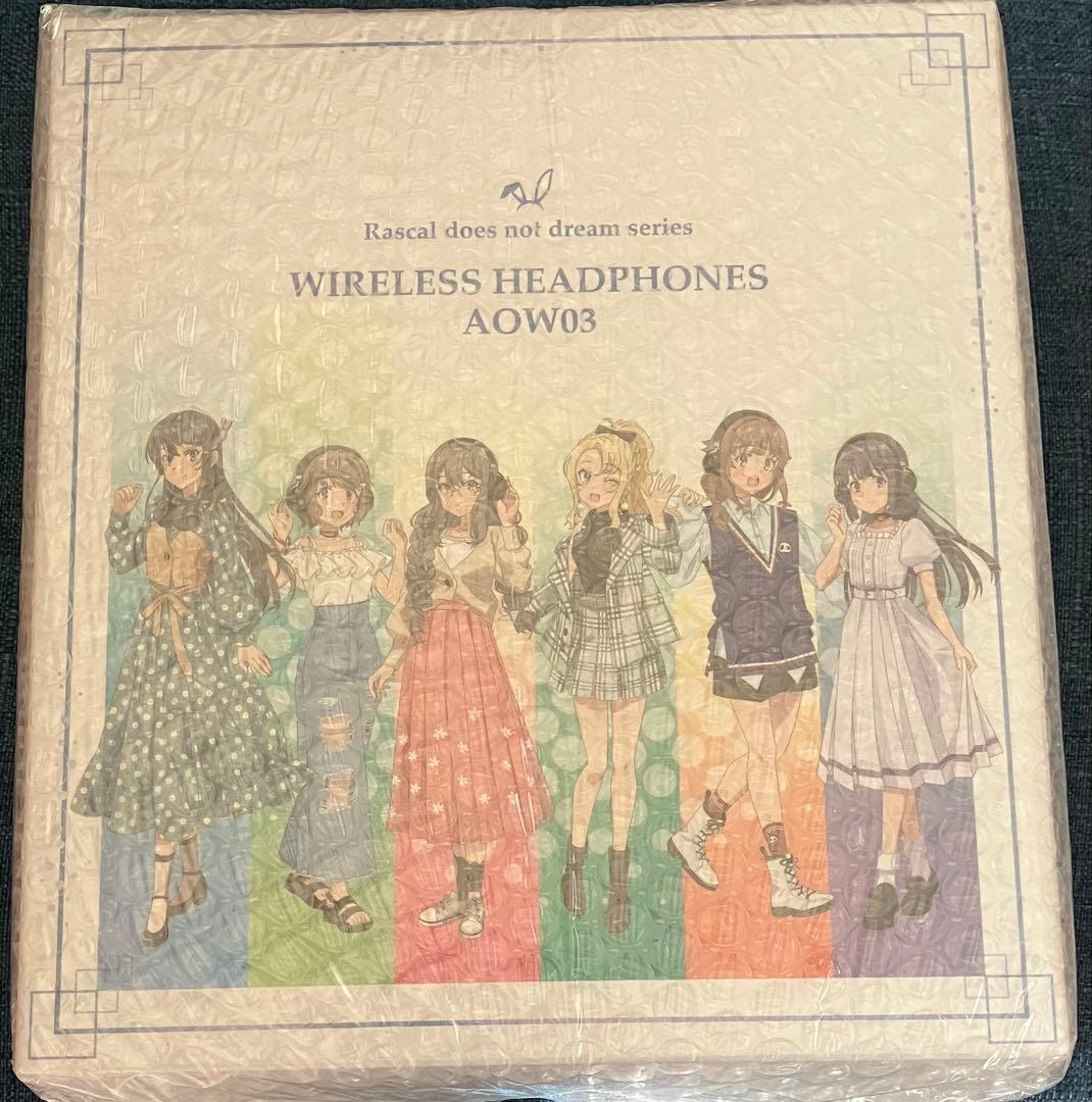 ワイヤレスヘッドホン ANIMA AOW03 青春ブタ野郎 6人ver.