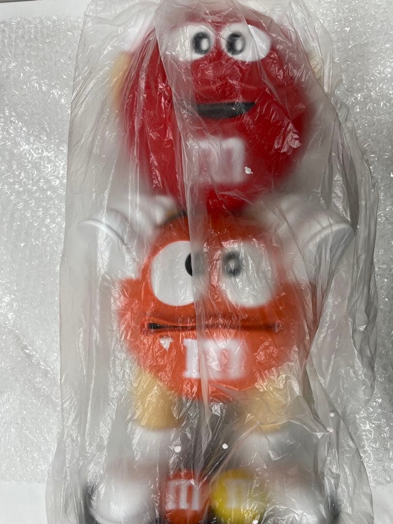 m&m's オレンジ レッド　ディスペンサー フィギュア 置物　おしゃれ