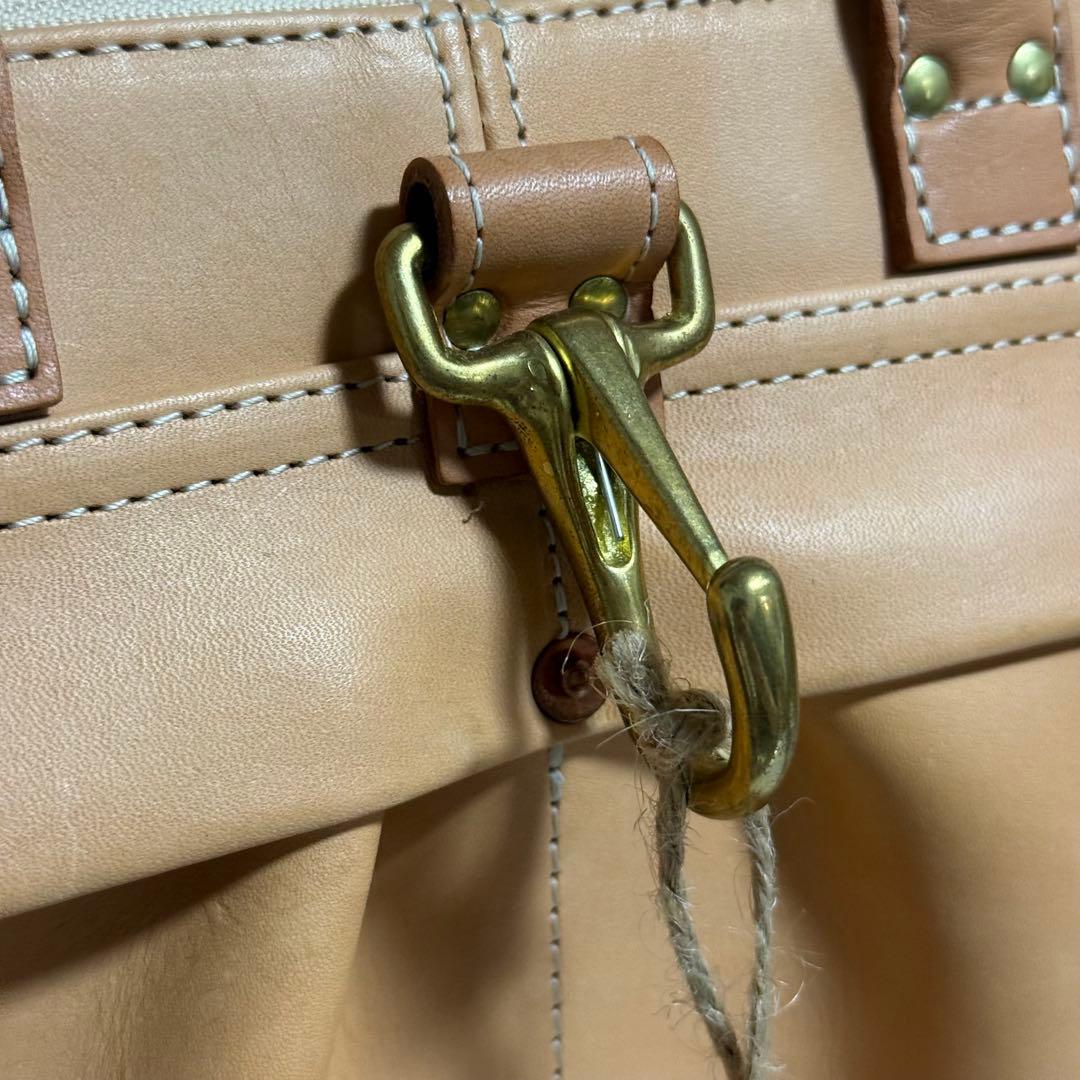 ⭐️未使用⭐️ヴァスコ VASCO ヘルメットバッグ ナチュラル　レザー