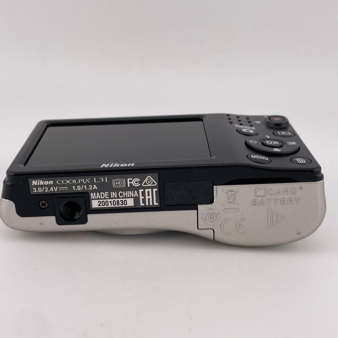 実写美⭕️良品【動作確認済】Nikon ニコン COOLPIX L31 コンデジ
