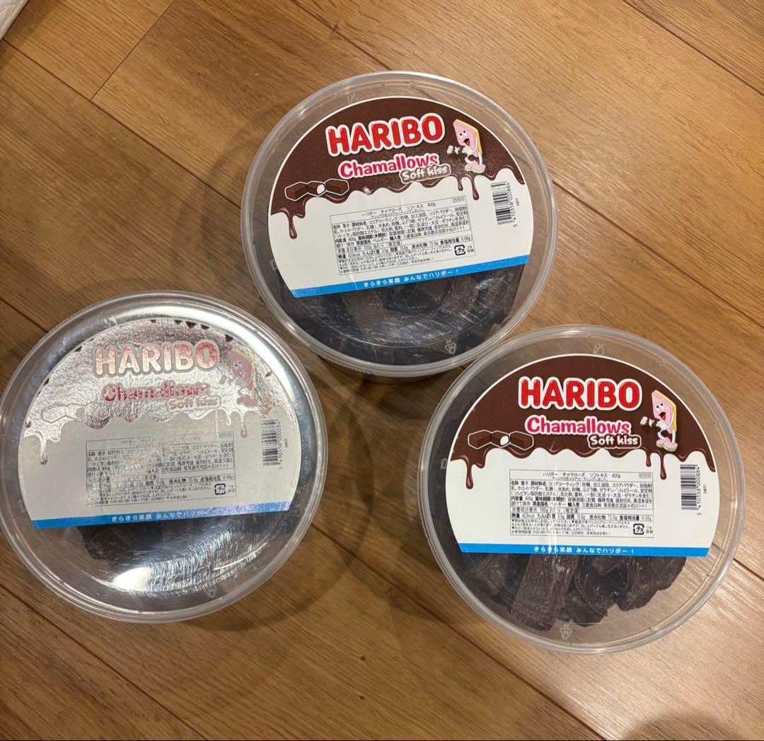 HARIBO ハリボーチョコマシュマロ バケツ 400g×3