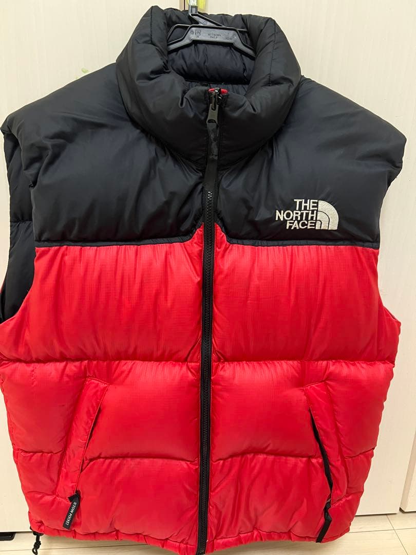 専用 THE NORTH FACE ダウンベスト 黒/赤