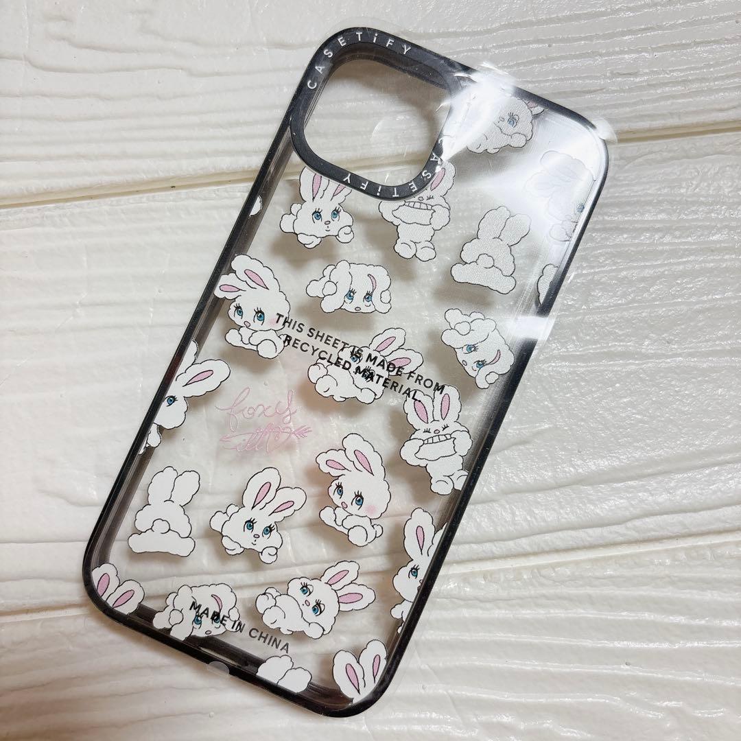 CASETiFY iPhone 14 ケース カバー うさぎ