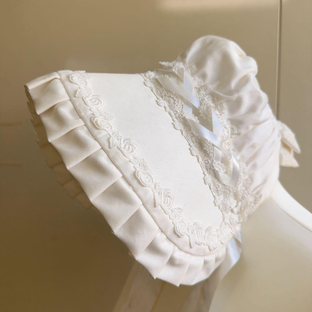 Innocent World ボンネット アイボリー 白