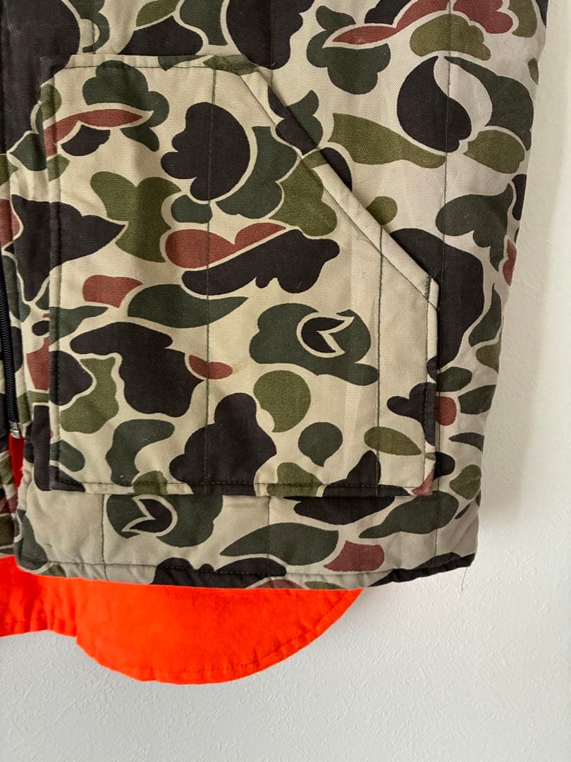 Walls ベスト　リバーシブルベスト　ダックハンターカモ　USA製　フルジップ