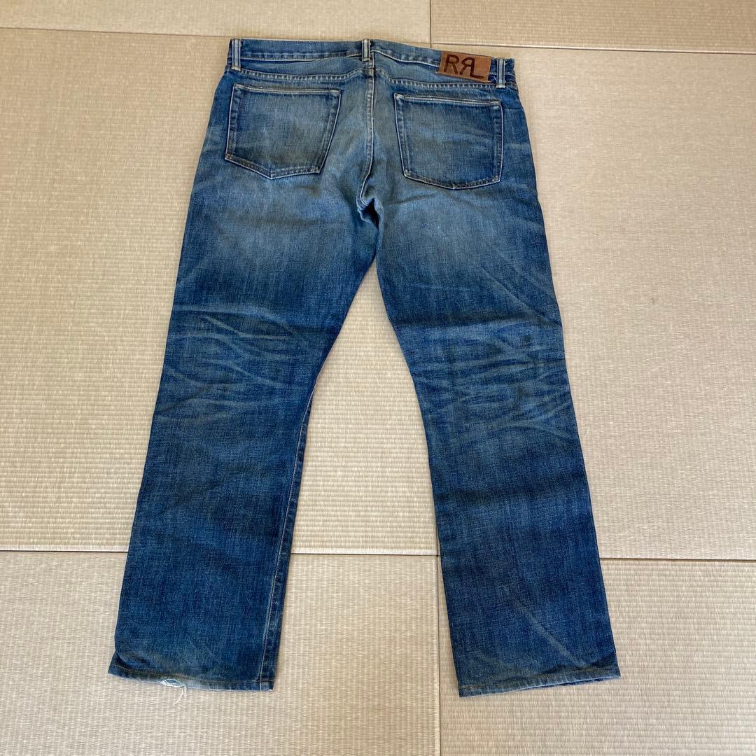 RRL ストレートデニム メンズ　ユーズド