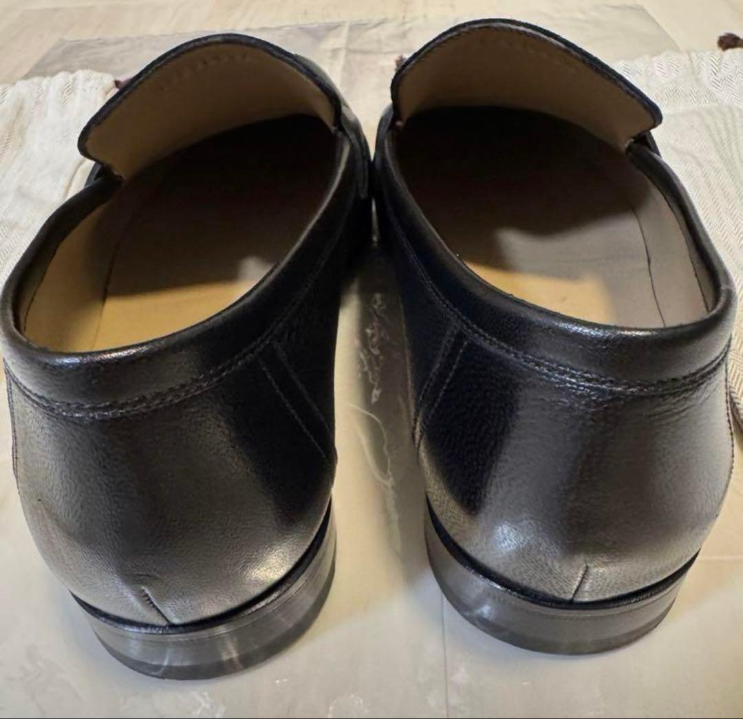 HERMES エルメス モカシン パリ 黒 ブラック ローファー サイズ42