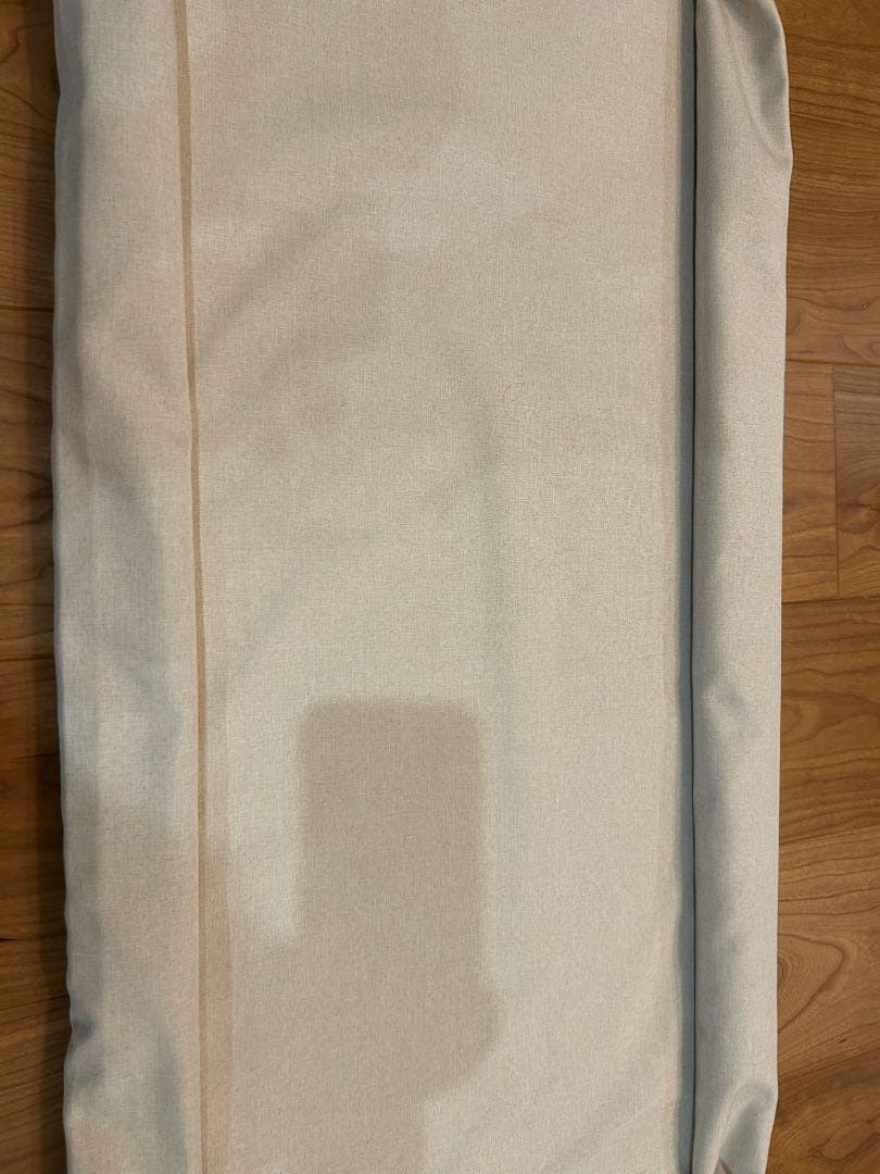 HZDMJ 折りたたみ ベビーベッド ベージュ 蚊帳付き 美品