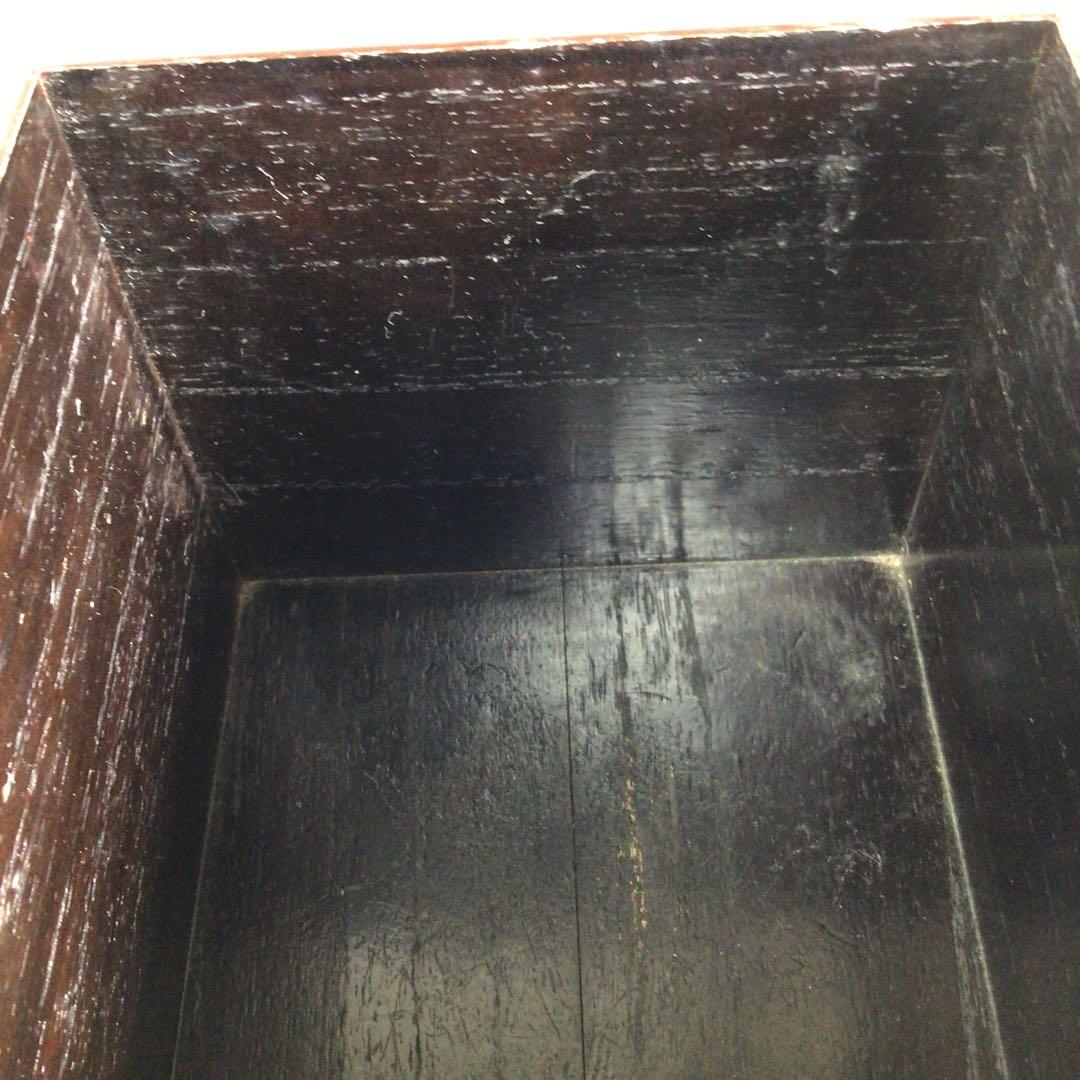 Ｒ４４１　茶箱　『溜塗』『利休形』『野点』『茶器揃』　茶道具