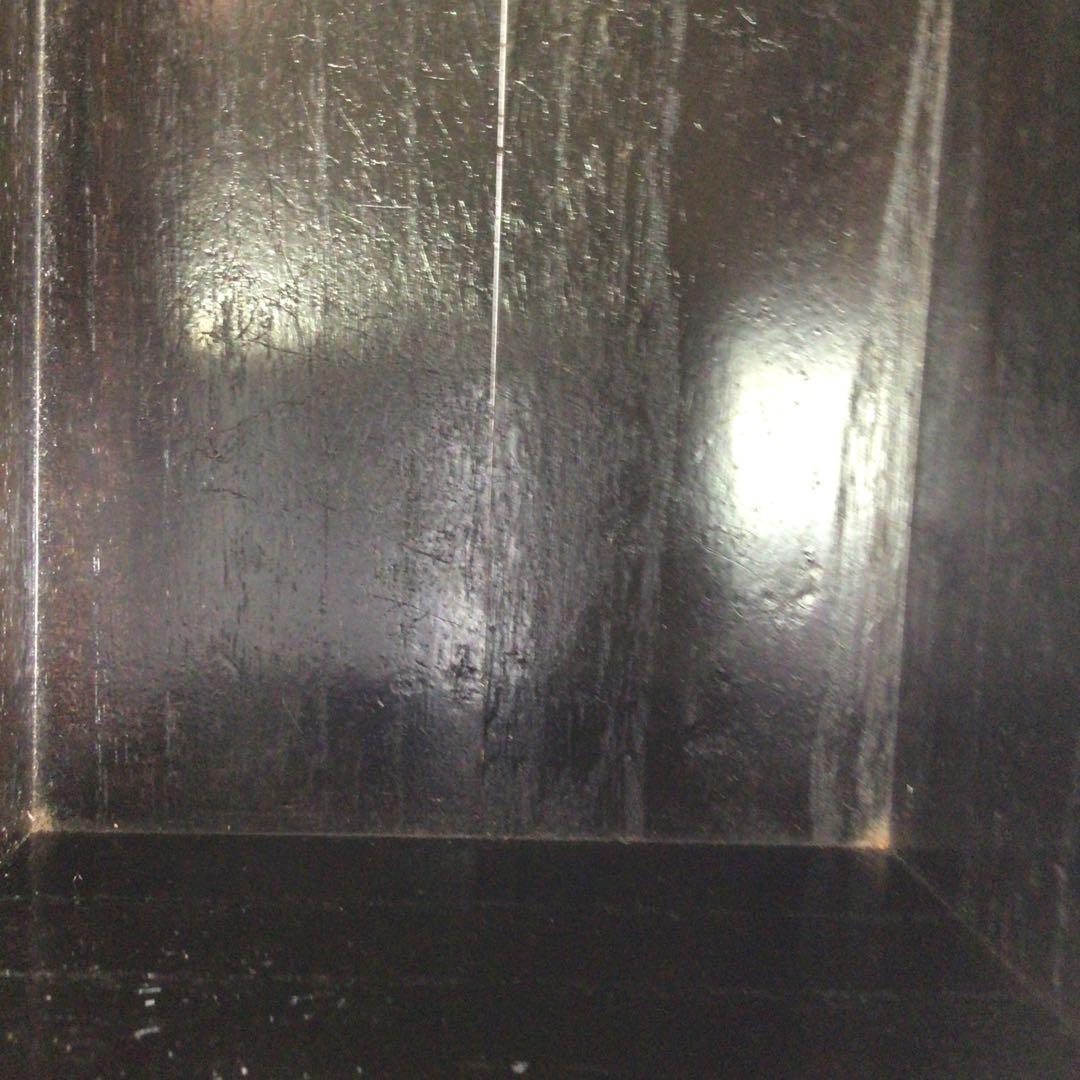 Ｒ４４１　茶箱　『溜塗』『利休形』『野点』『茶器揃』　茶道具