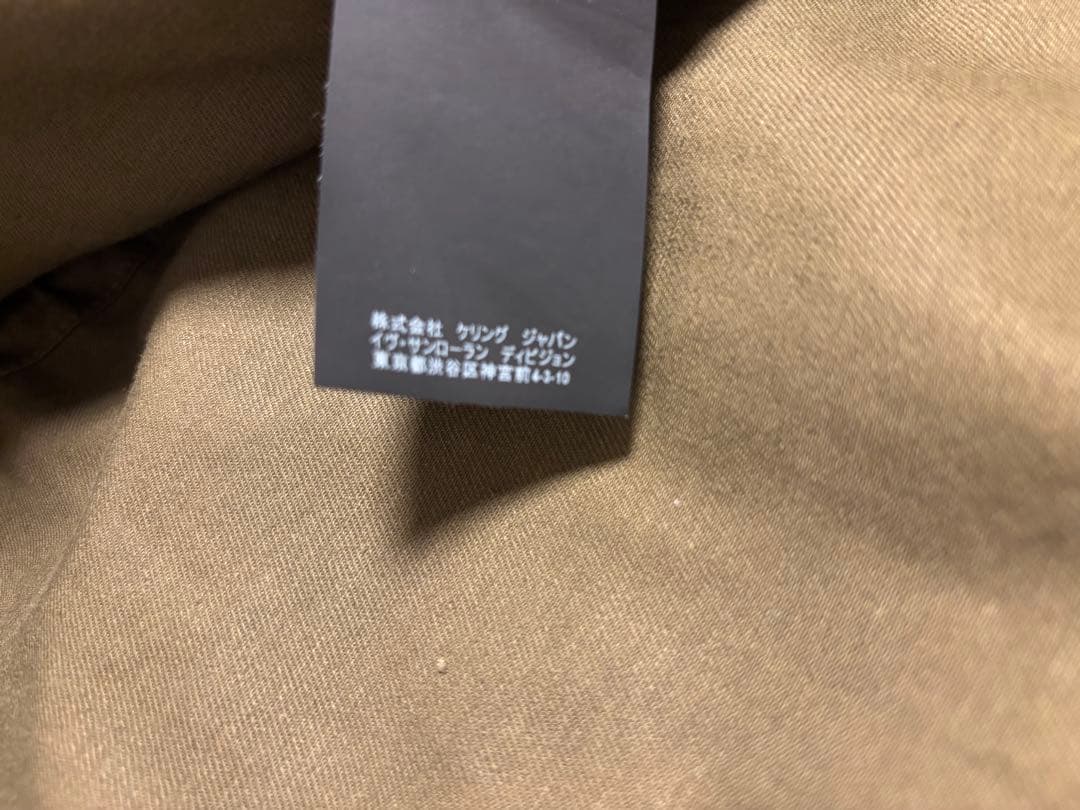 SAINT LAURENTラクーンファーモッズコート　サンローラン　パリ