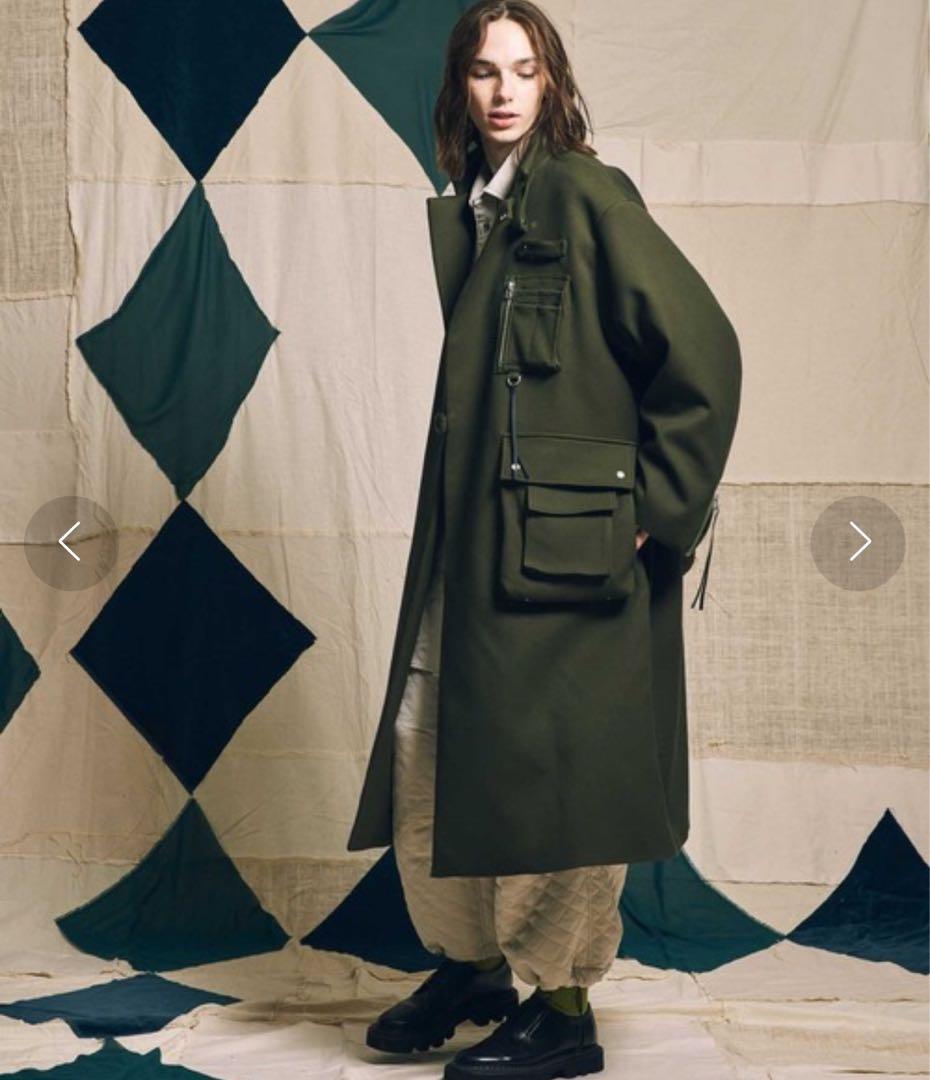 MAISON SPECIAL プライムオーバータイロッケンミリタリーコート