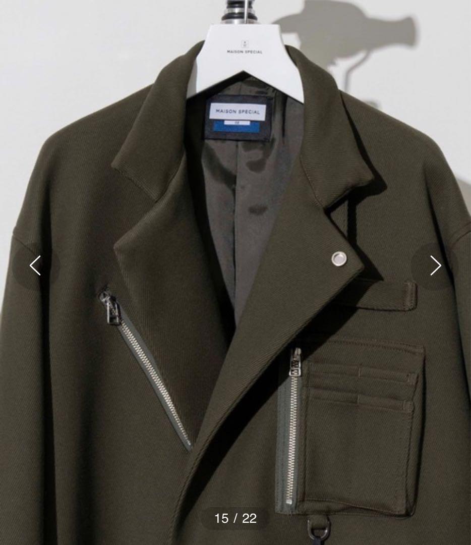 MAISON SPECIAL プライムオーバータイロッケンミリタリーコート