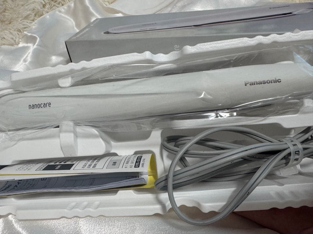 Panasonic ストレートアイロン ナノケア 白