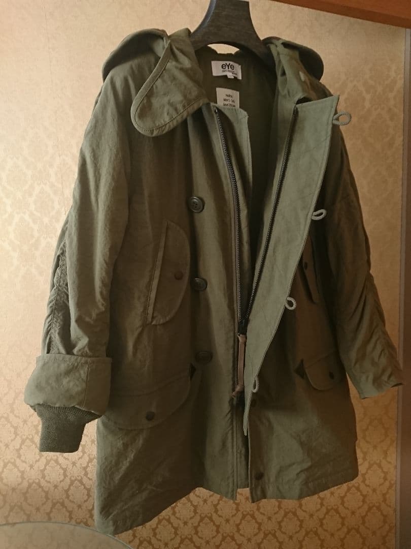 アイジュンヤワタナベ コムデギャルソンマン ミリタリー ブルゾン コート