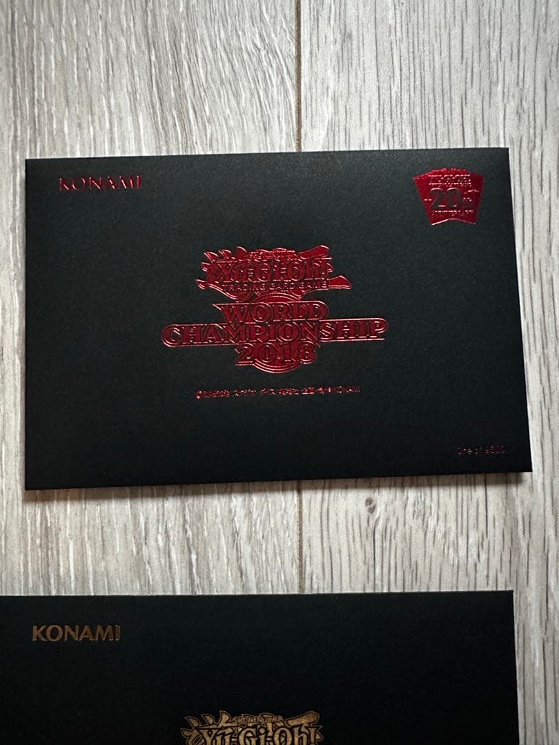 遊戯王 wcs2018 wcs2019 黒封筒 未開封