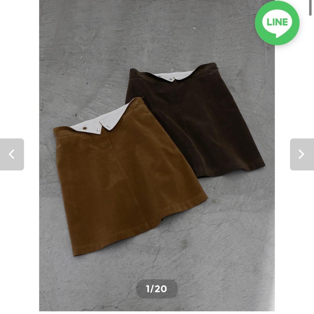 スカート katrin tokyo suede mini skirt