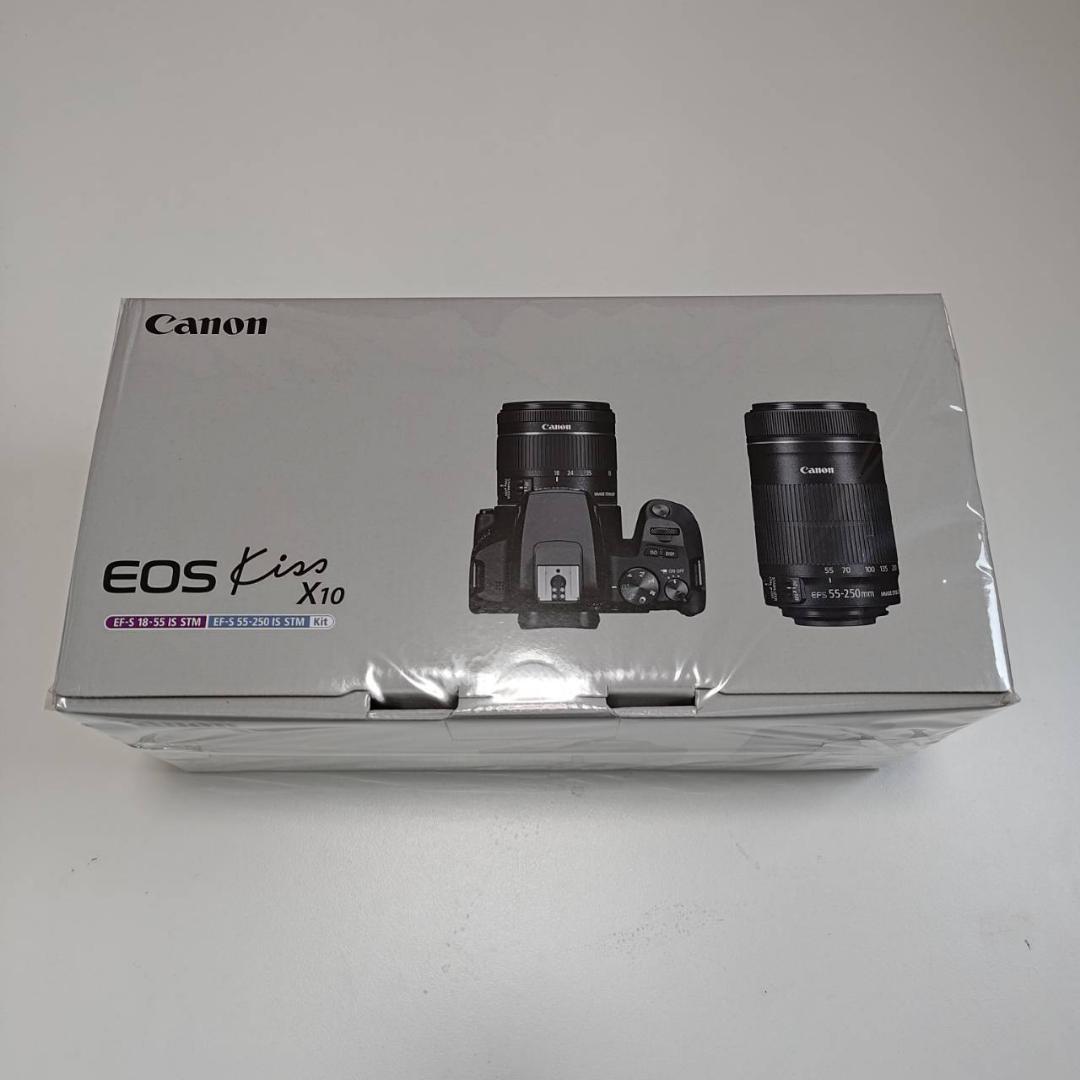 美品 Canon EOS kiss X10 一眼レフカメラ ダブルズームキット