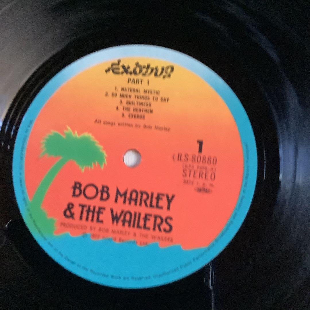 美品ボブ•マーリィ 日本盤帯付レコード『エクソダス』