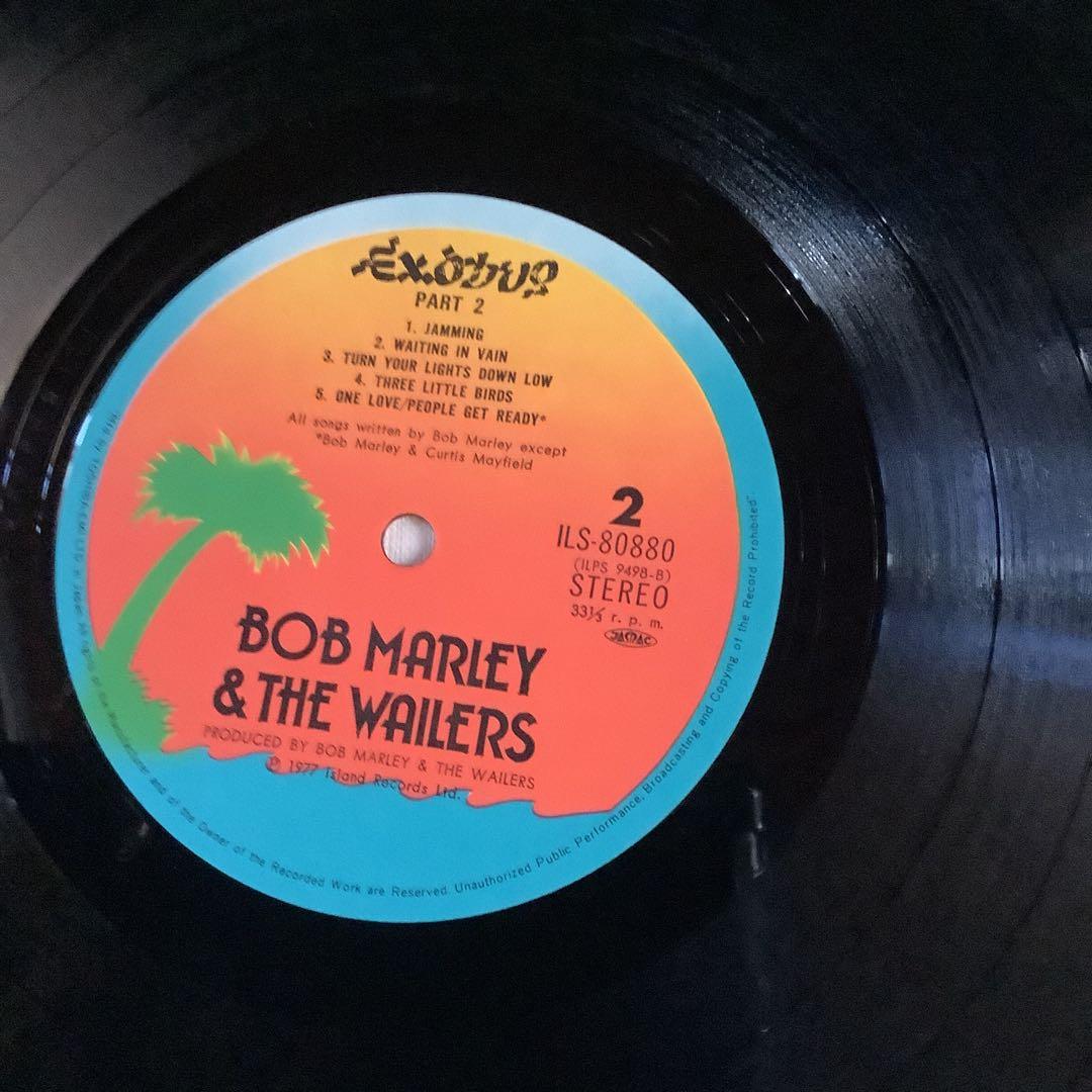 美品ボブ•マーリィ 日本盤帯付レコード『エクソダス』