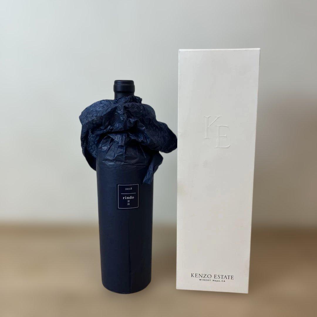 750ml KENZO ESTATE Rindo 2018 ワイン 紫鈴 箱付き