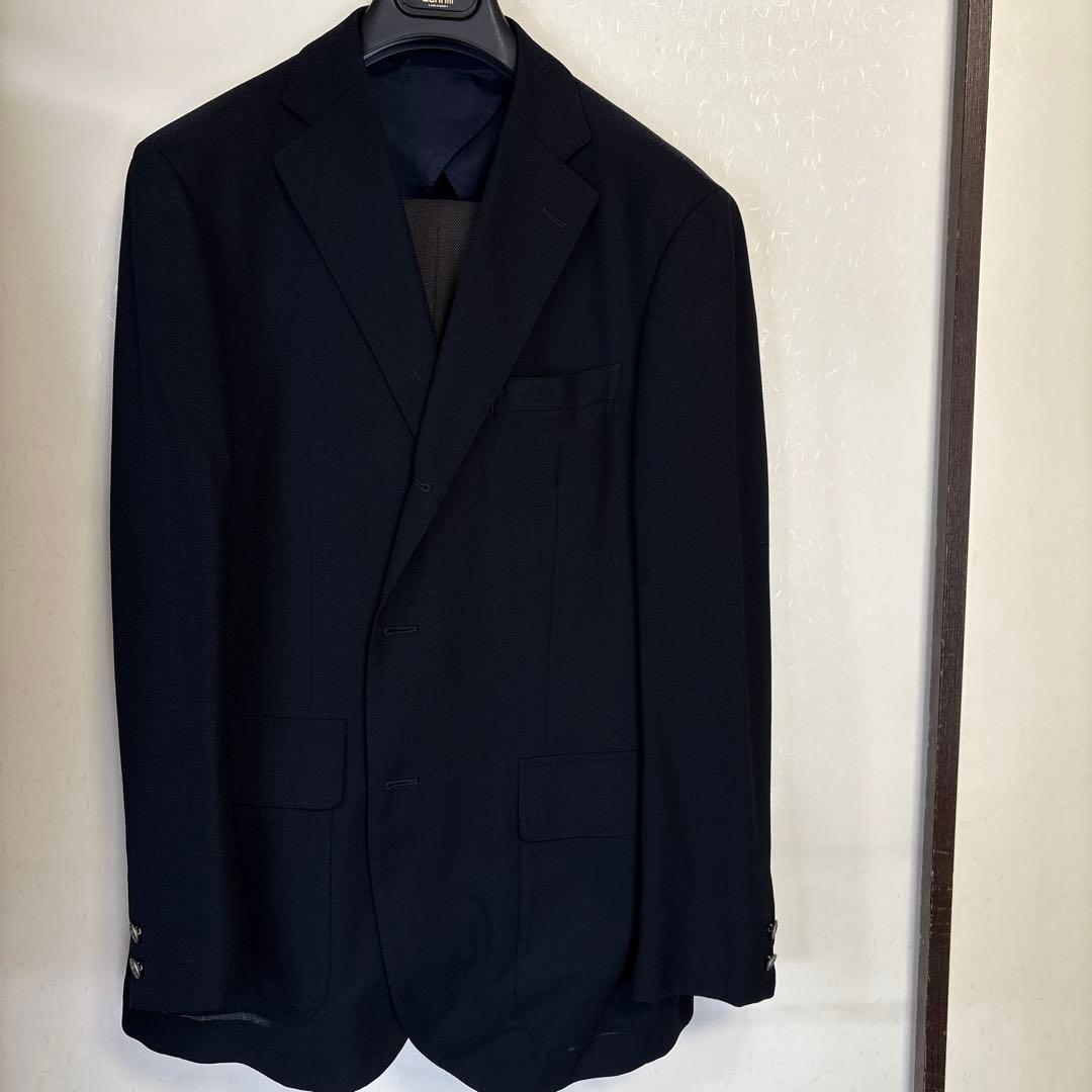 J.PRESS ネイビー シングルブレストブレザー＆パンツ