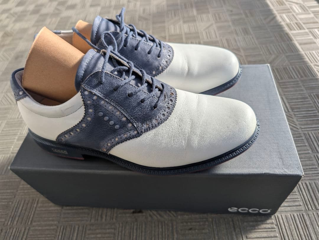 新品 ecco tour hybrid lace 41 エコー ゴルフ シューズ